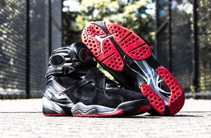 (新品未使用品)エアジョーダン 8 ブラック/レッド RETRO Nike Air Jordan 8 Retro