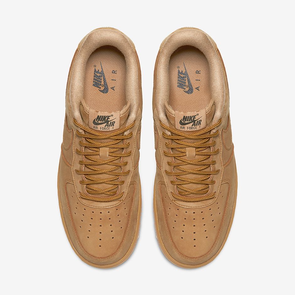 【スニダンで購入可】NIKE AIR FORCE 1 LOW FLAX/FLAX-OUTDOOR GREEN 3枚目