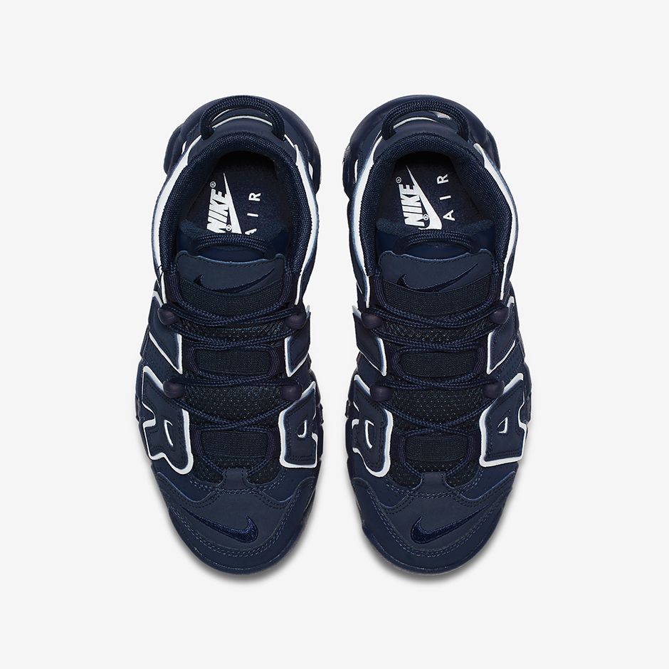 ナイキ GS エアモアアップテンポ ミッドナイト ネイビー atmos限定 3枚目