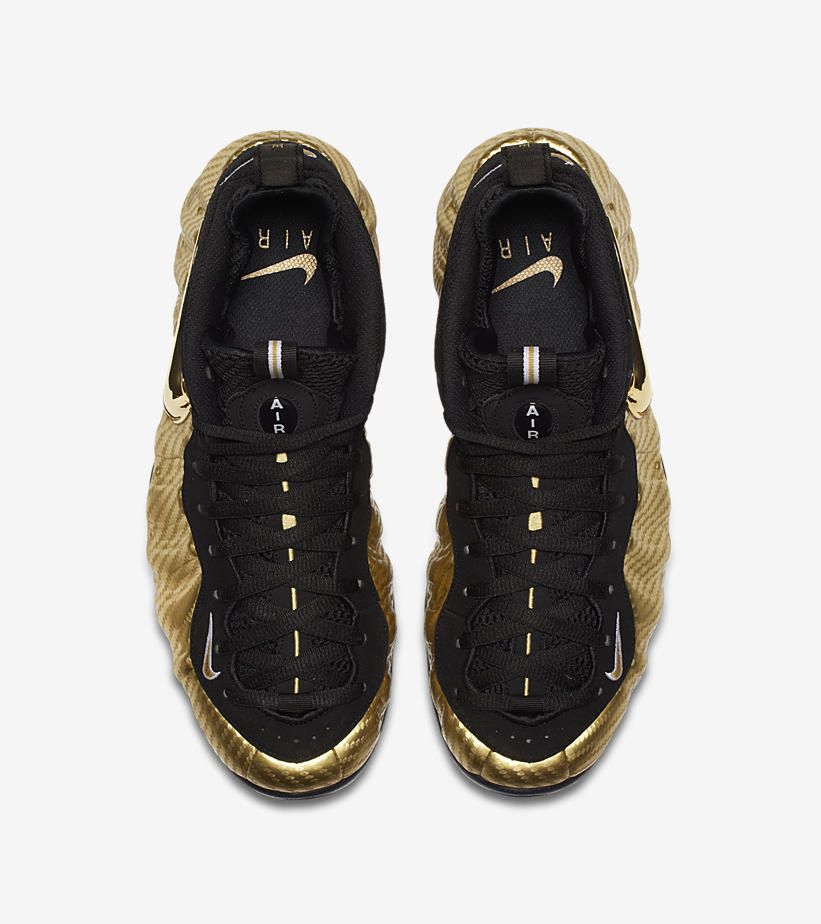 ナイキ エアフォームポジットプロ メタリック ゴールド 5枚目