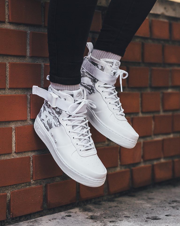 ナイキ スペシャルフィールド エアフォース1 ホワイト カモ ハイ＆ミッド 6枚目