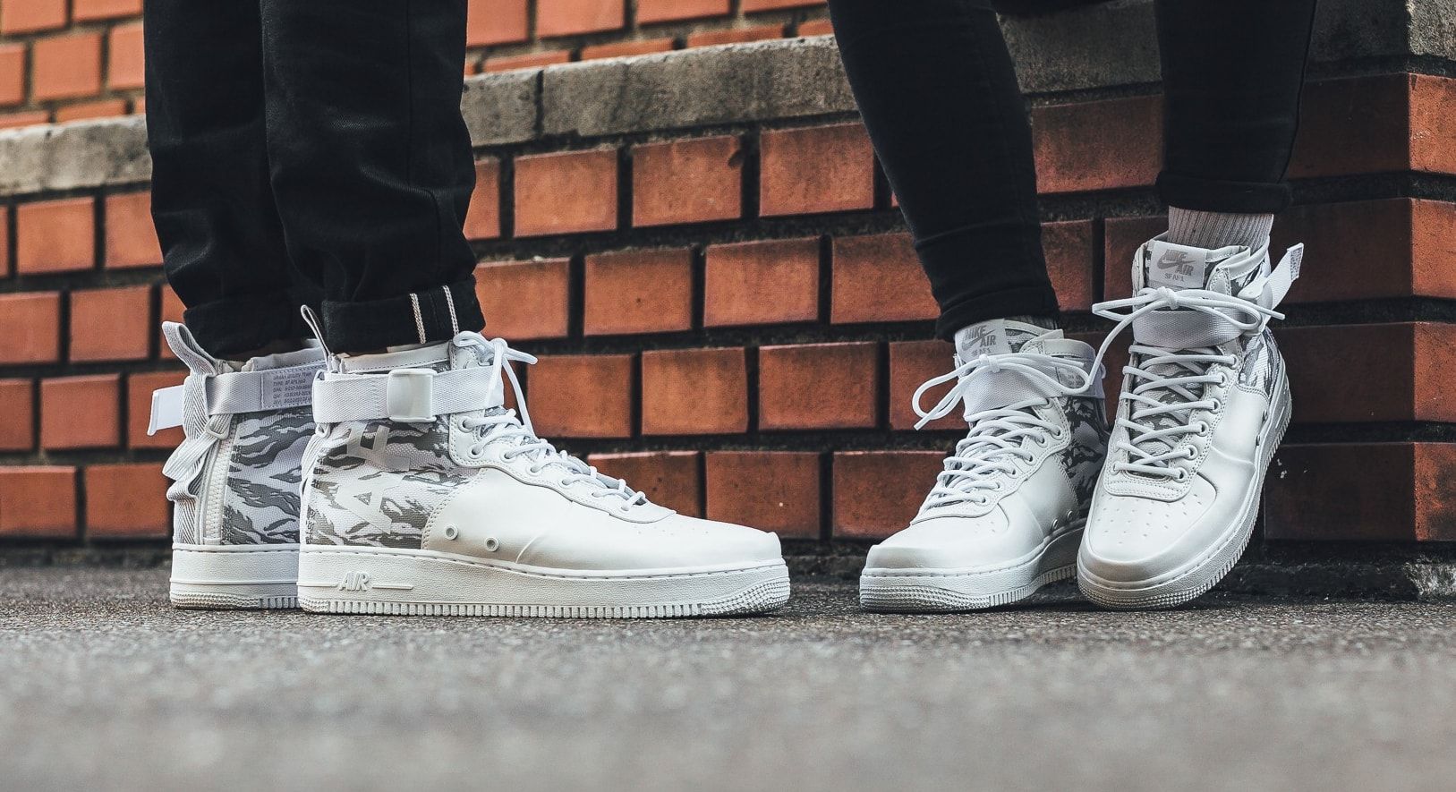 ナイキ スペシャルフィールド エアフォース1 ホワイト カモ ハイ＆ミッド 7枚目