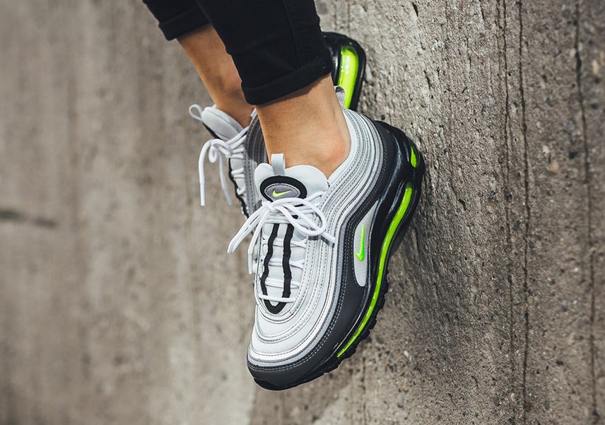 Nike Women s Air Max 97 Dark Grey Volt Stealth Pure Platinum