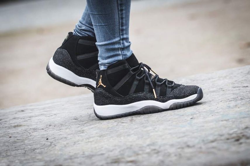 NIKE AIR JORDAN 11 RETRO HEIRESS BLACK STINGRAY GS