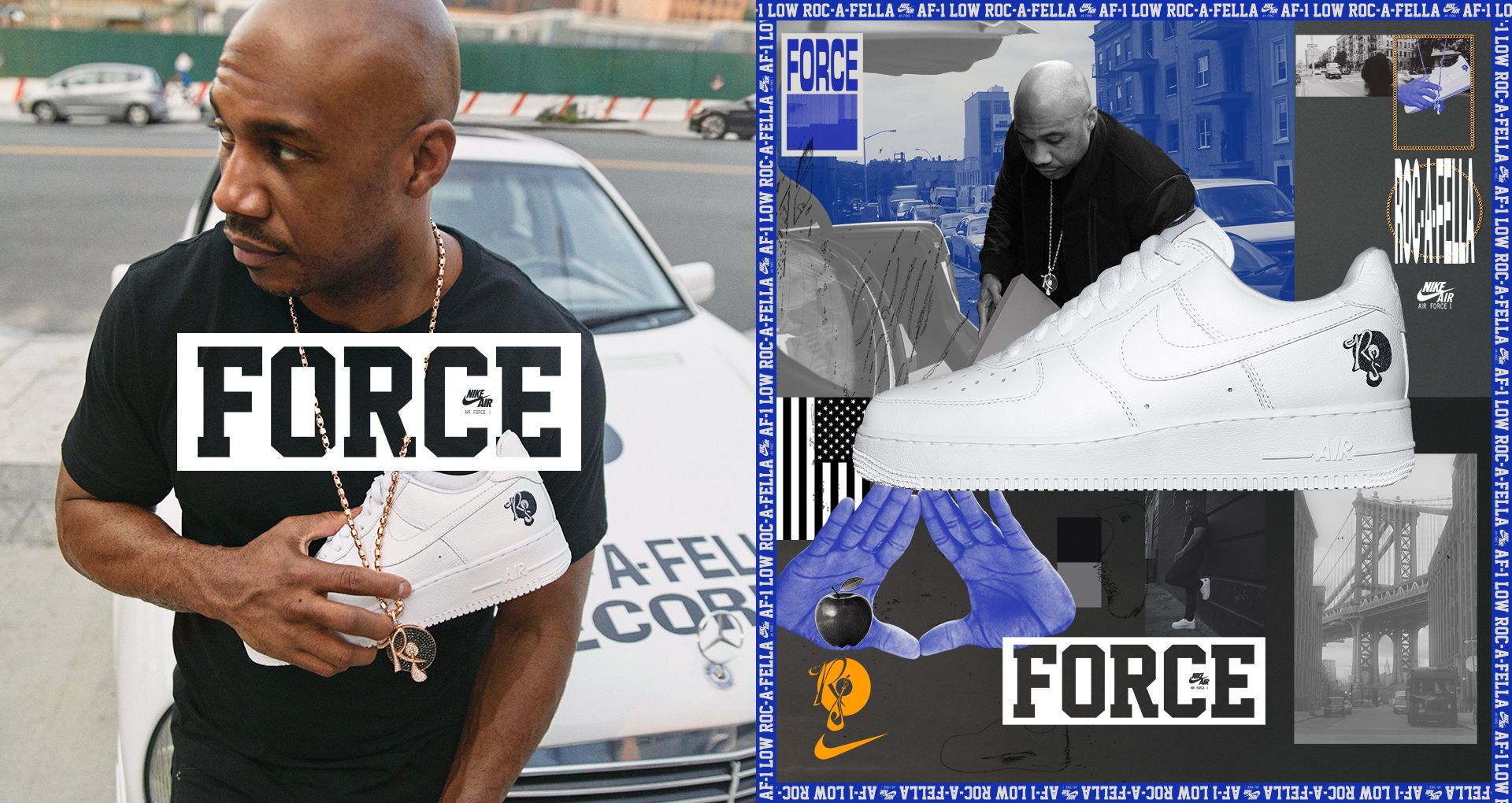 【スニダンで購入可】AF-100 NIKE AIR FORCE 1 ’07 ROC-A-FELLA BY KAREEM BURKE 3枚目
