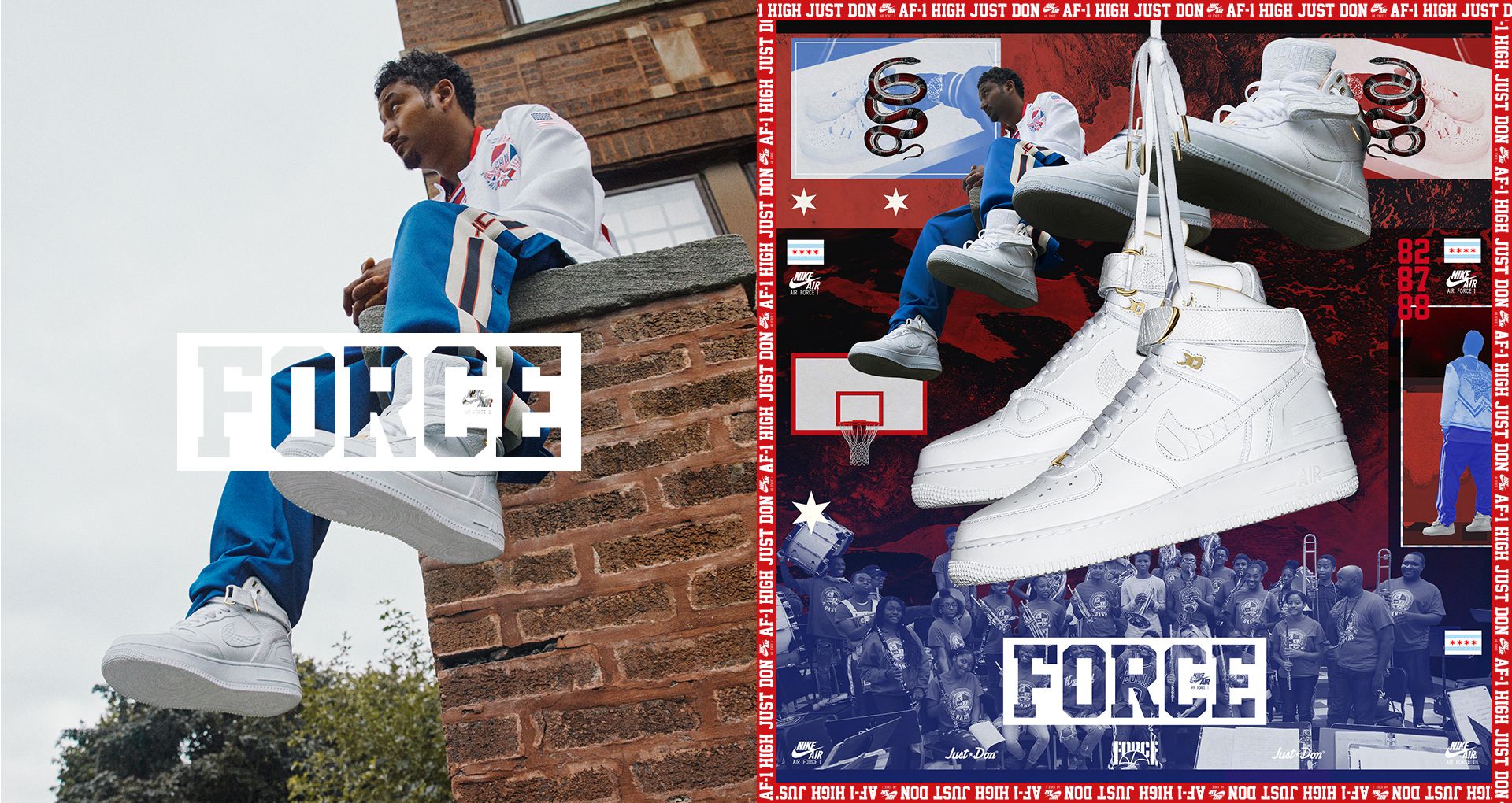 【スニダンで購入可】AF-100 NIKE AIR FORCE 1 HI JUST DON BY DON C 4枚目