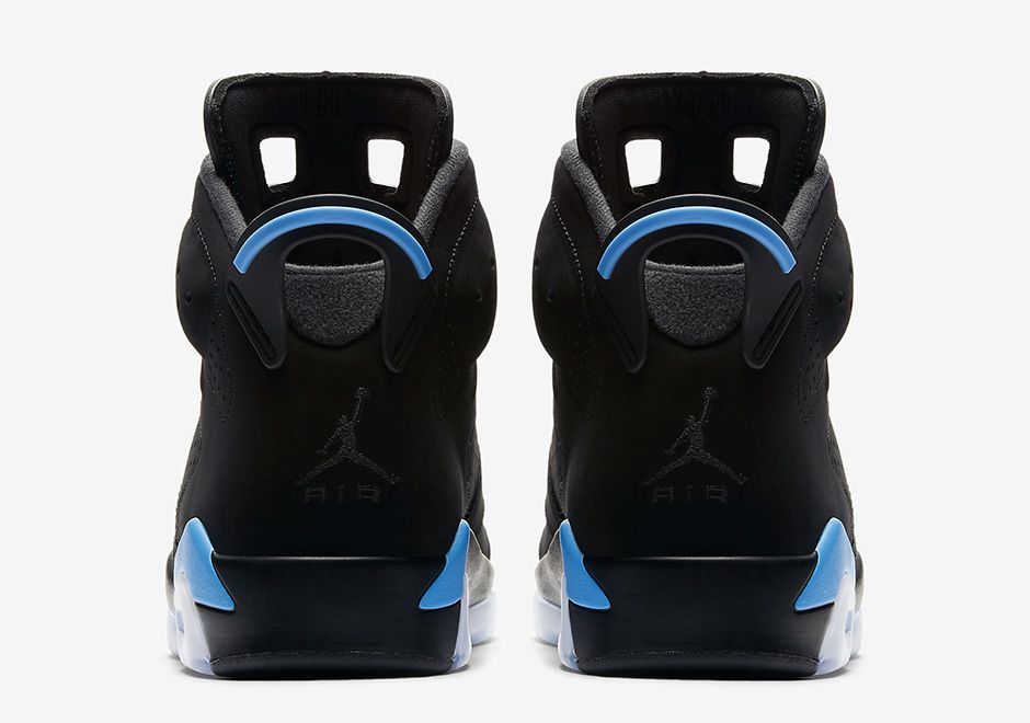 ナイキ エアジョーダン6 レトロ ブラック/ユニバーシティ ブルー 5枚目