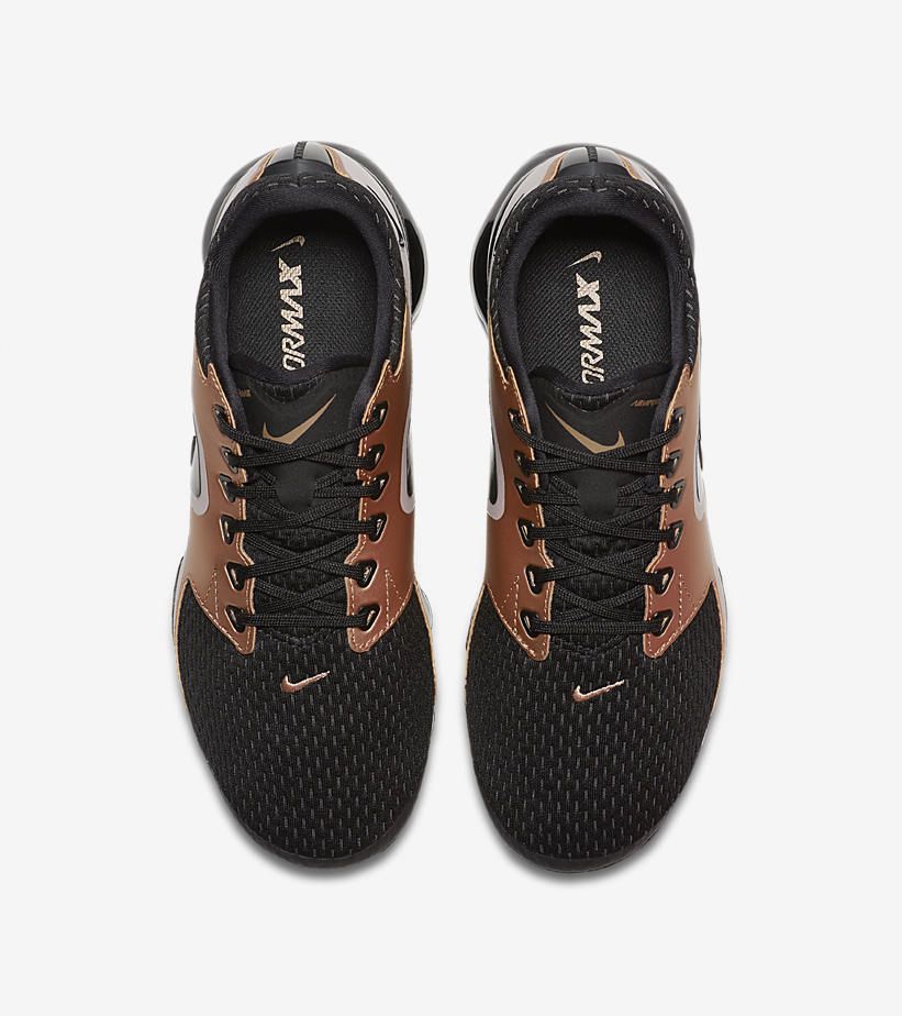 ナイキ エアヴェイパーマックス ブラック/メタッリック レッド ブロンズ 4枚目