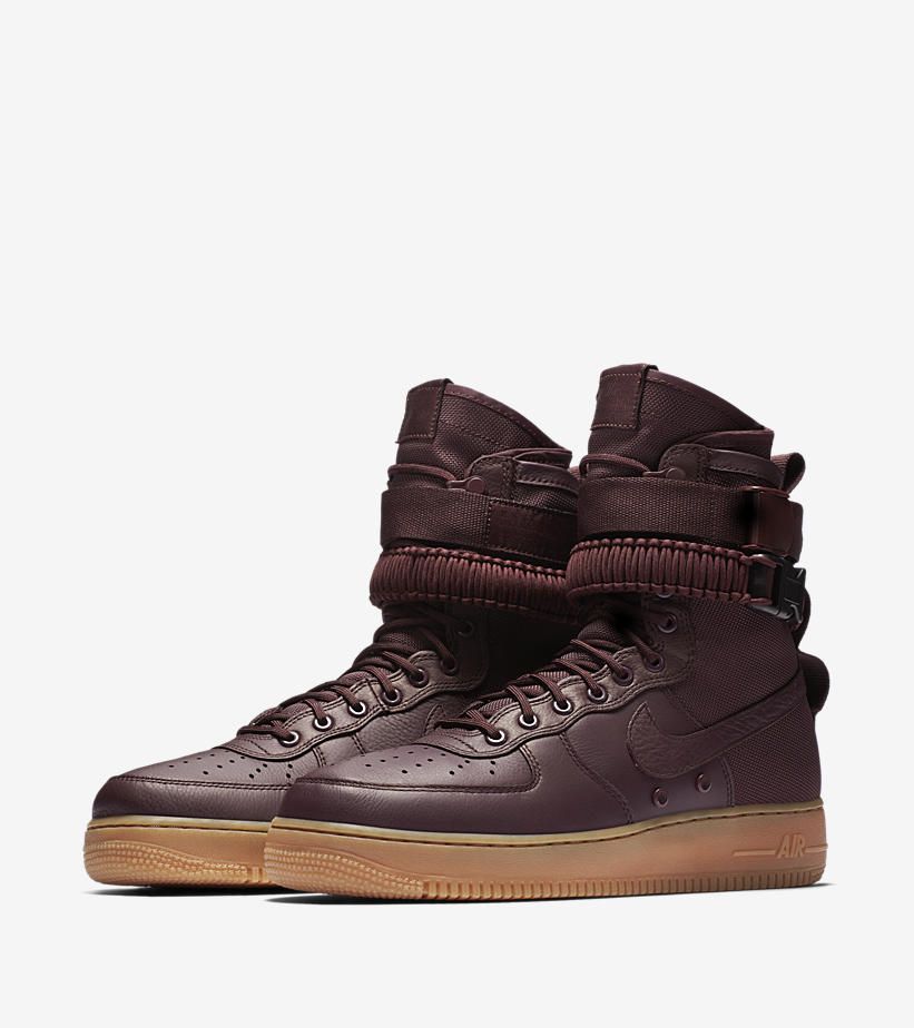 ナイキ スペシャル フィールド エアフォース1 ディープ バーガンディ 3枚目