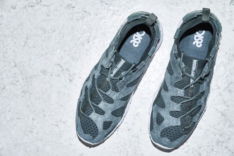 アシックス ゲルマイ ニット ダークフォレスト&ローズトーブ 2枚目