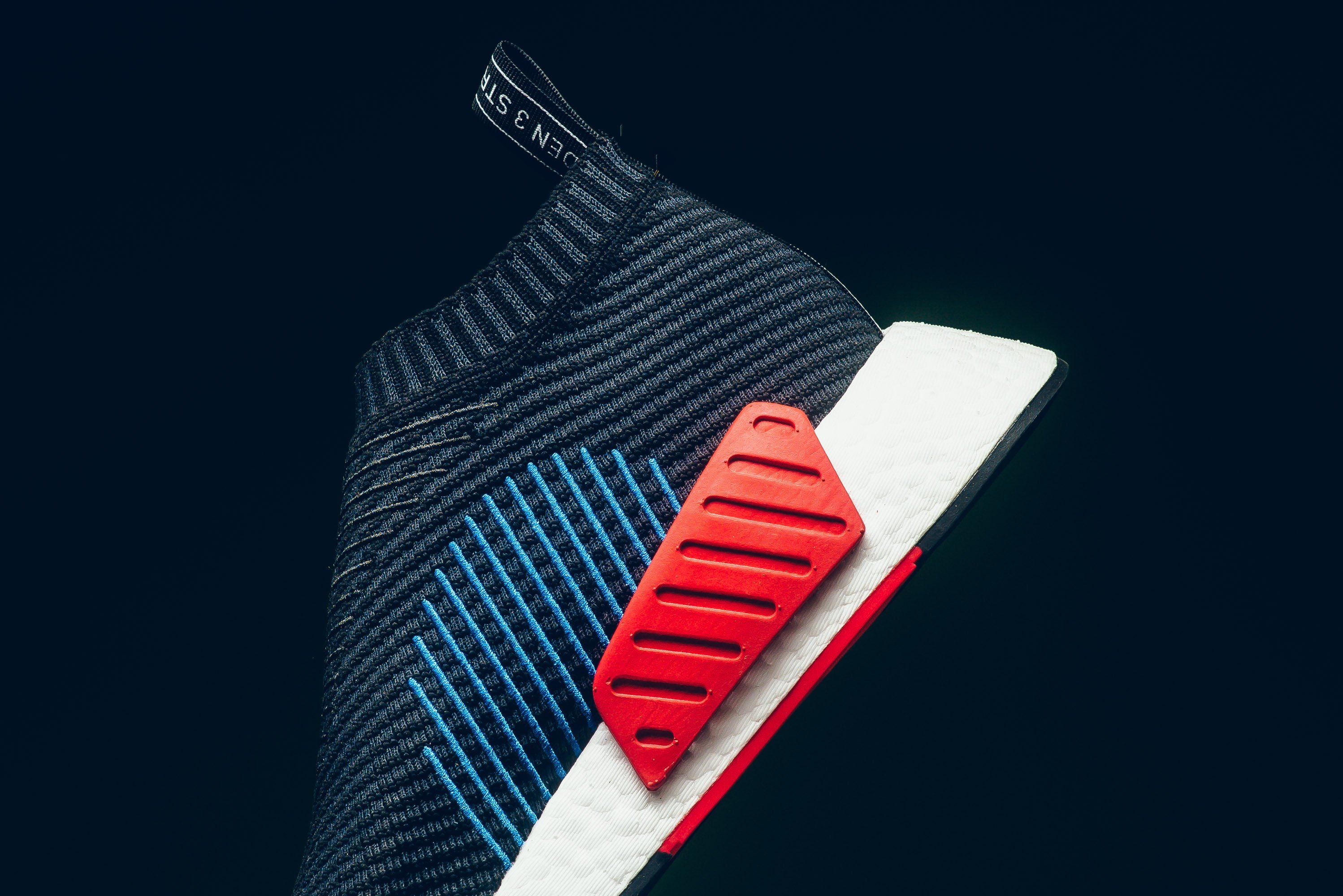 アディダス NMD_CS2 プライムニット ブラック/ブルー/レッド 5枚目