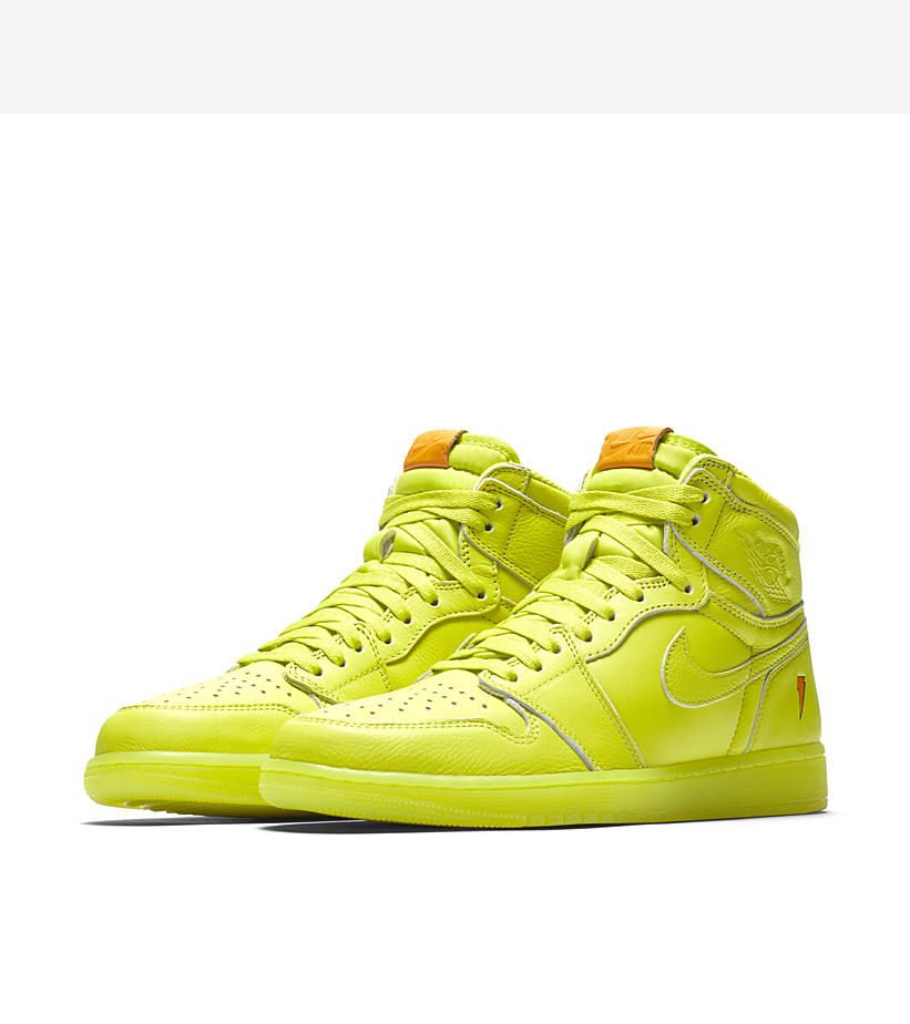ナイキ × ゲータレード エアジョーダン1 LIKE MIKE レモン・ライム 2枚目