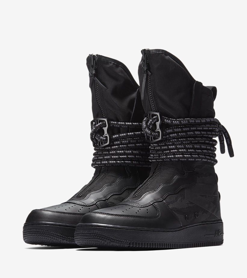 ナイキ スペシャルフィールド エアフォース1 ハイ ブラック/ダークグレー 3枚目