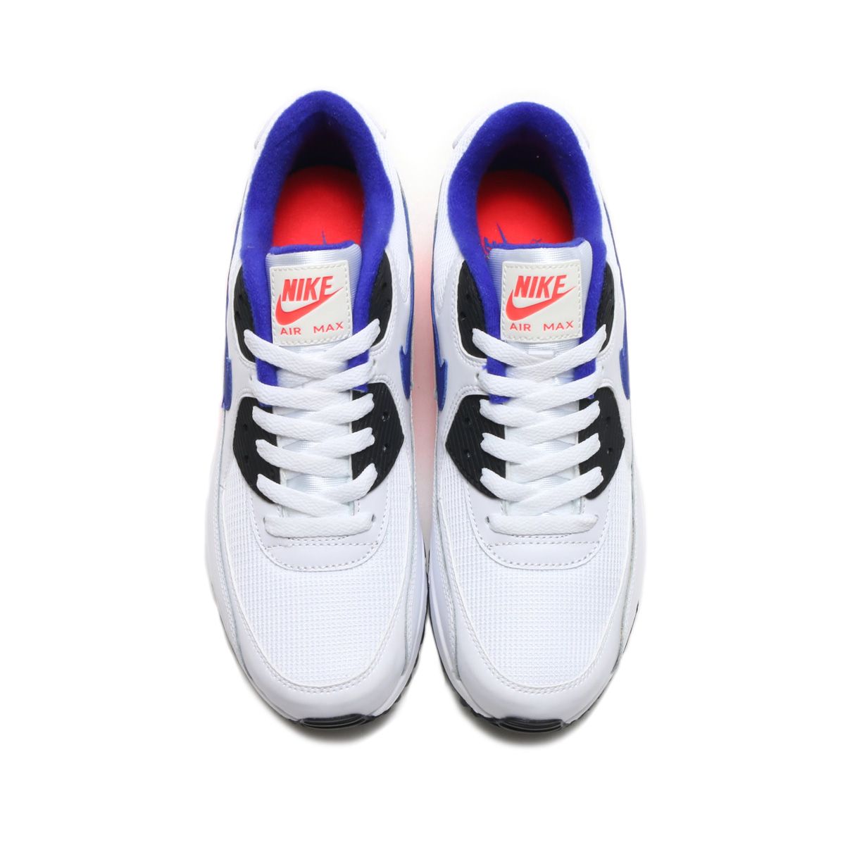 ナイキ エアマックス90/95 エッセンシャル ホワイト/ウルトラマリン/ソーラーレッド 5枚目