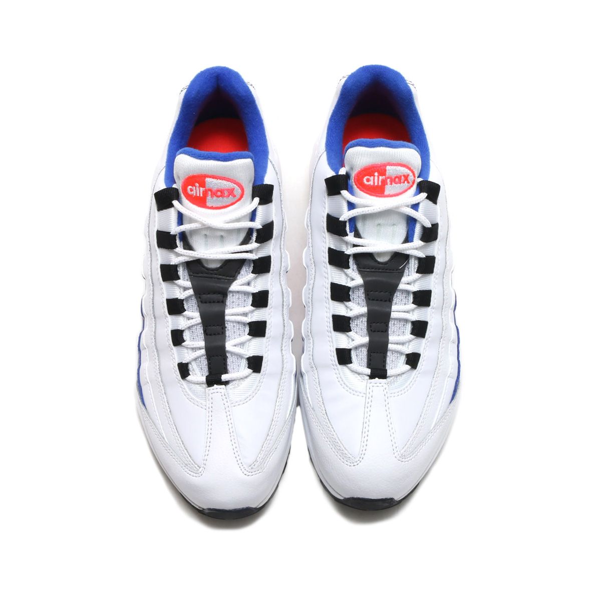 ナイキ エアマックス90/95 エッセンシャル ホワイト/ウルトラマリン/ソーラーレッド 11枚目