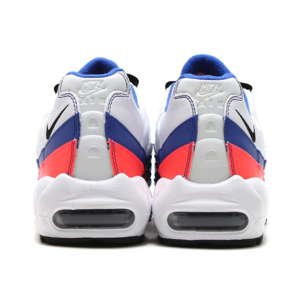ナイキ エアマックス90/95 エッセンシャル ホワイト/ウルトラマリン/ソーラーレッド 12枚目