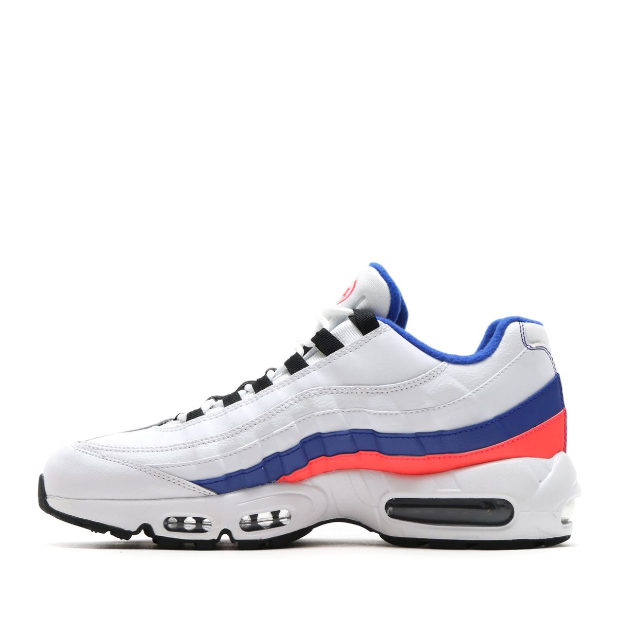 ナイキ エアマックス90/95 エッセンシャル ホワイト/ウルトラマリン/ソーラーレッド 10枚目