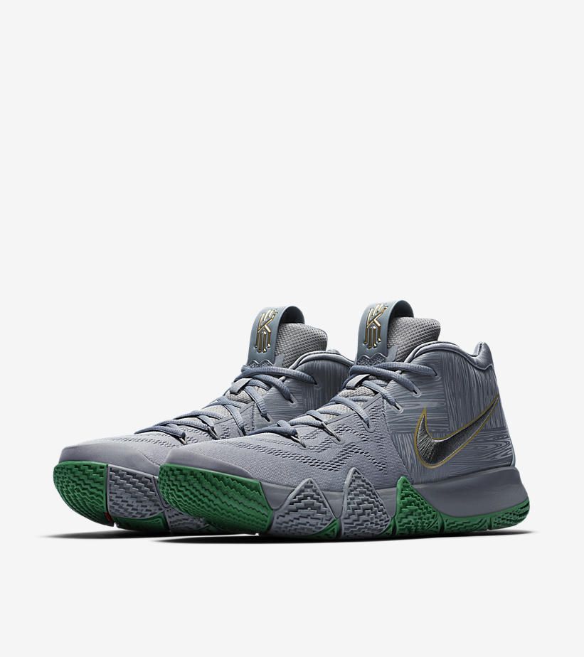 ナイキ カイリー4 クールグレー/ホワイト/グリーン 3枚目