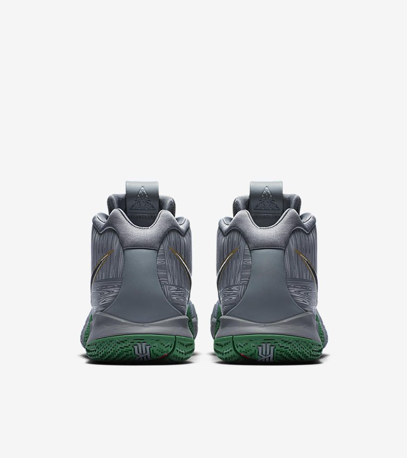 ナイキ カイリー4 クールグレー/ホワイト/グリーン 5枚目