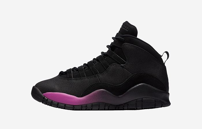 ナイキ エアジョーダン10 GG HEIRESS ブラック/パープル 3枚目
