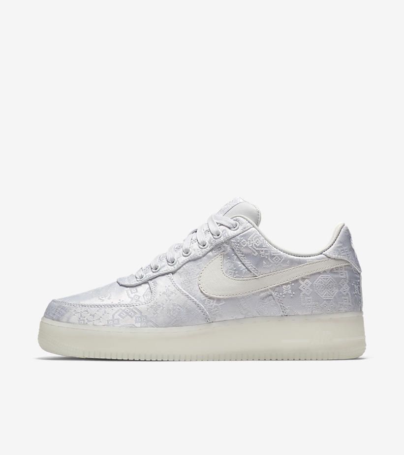 【スニダンで購入可】CLOT x NIKE AIR FORCE 1 PREMIUM SILK 3枚目