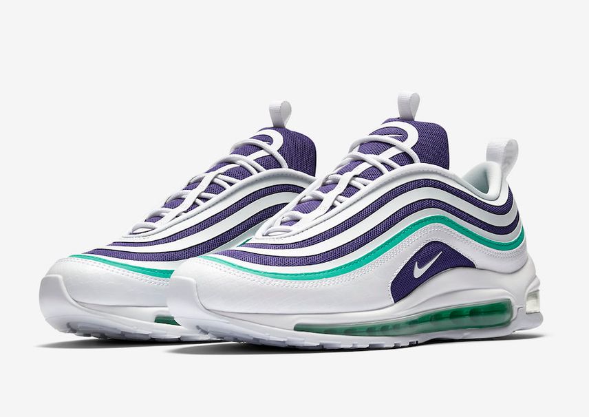 Nike air max 97 green purple on sale