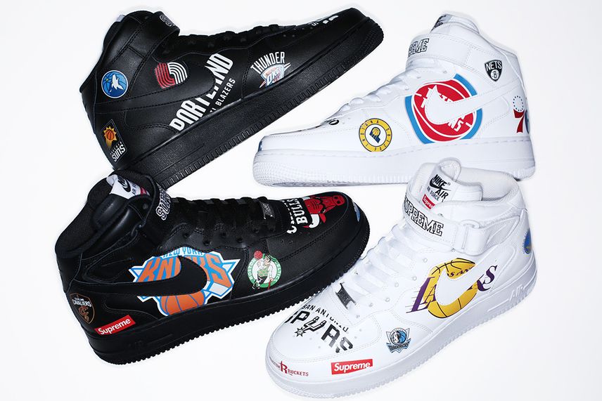 【スニダンで購入可】SUPREME × NBA × NIKE AIR FORCE 1 MID 2018 抽選/定価/販売店舗まとめ