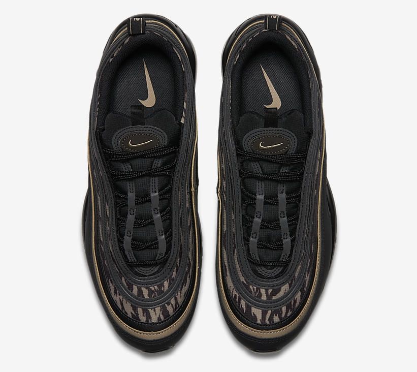 ナイキ エアマックス97 ブラック/カーキ 4枚目