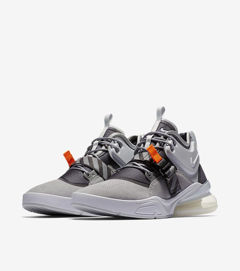 【スニダンで購入可】NIKE AIR FORCE 270 WOLF GREY/DARK GREY 4枚目