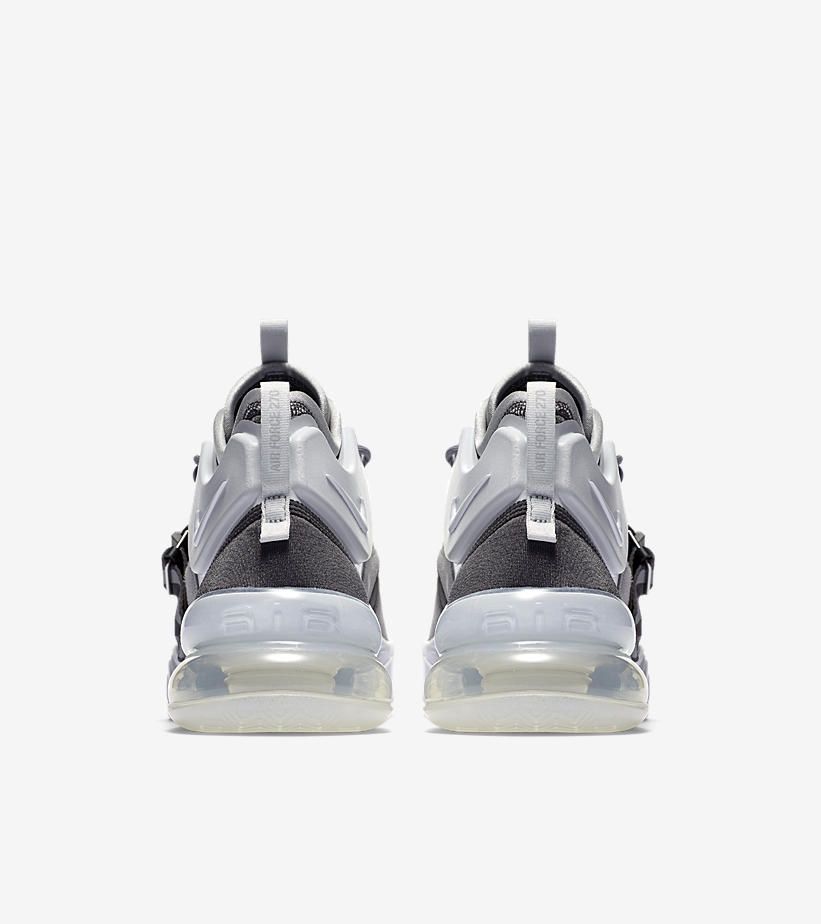 【スニダンで購入可】NIKE AIR FORCE 270 WOLF GREY/DARK GREY 6枚目