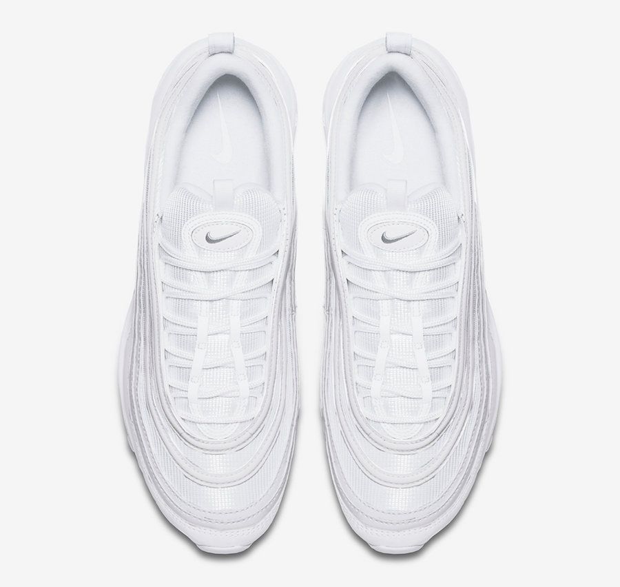 ナイキ エアマックス97 トリプルホワイト 4枚目