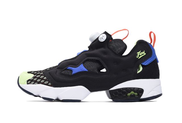 リーボック クラシック インスタポンプ フューリー OG SR ブラック/アシッド ブルー 2枚目