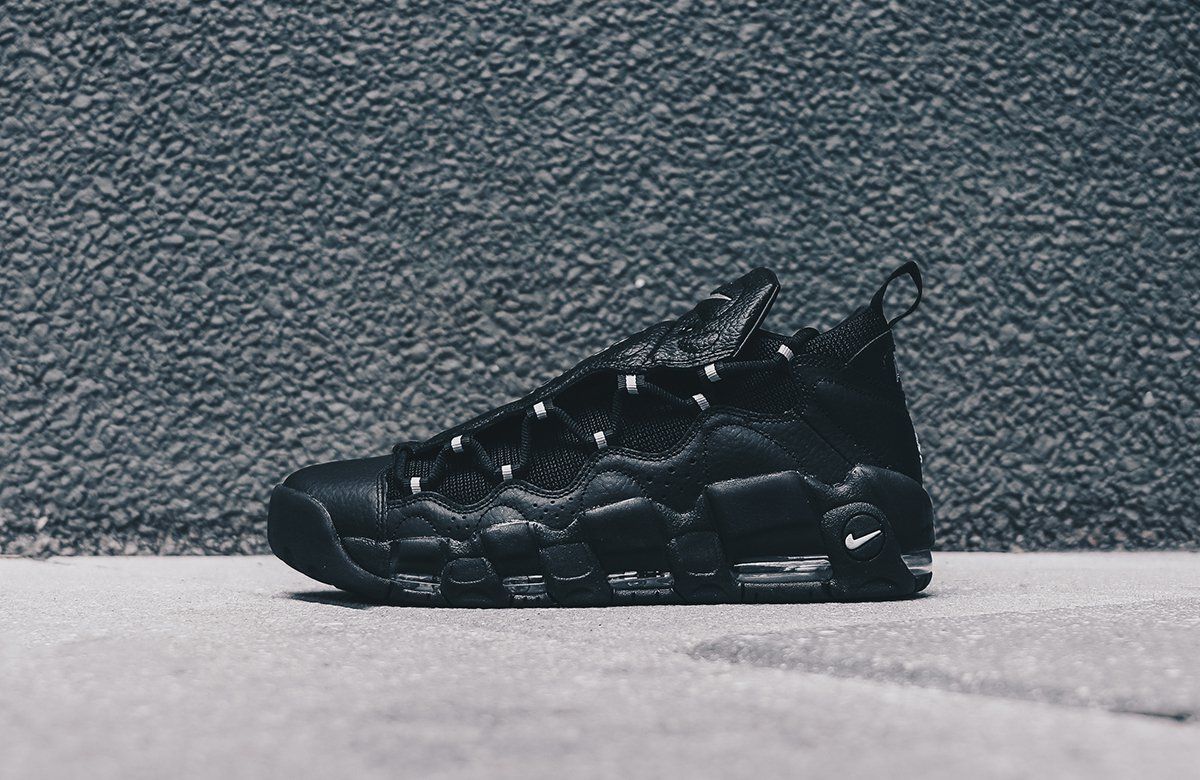 ナイキ エアモアマネー ブラック/ピュアプラチナム 3枚目