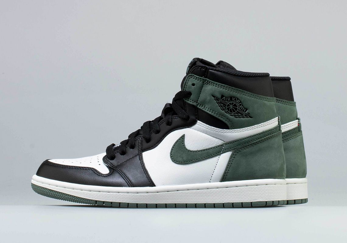【スニダンで購入可】NIKE AIR JORDAN 1 RETRO HIGH OG CLAY GREEN 5枚目