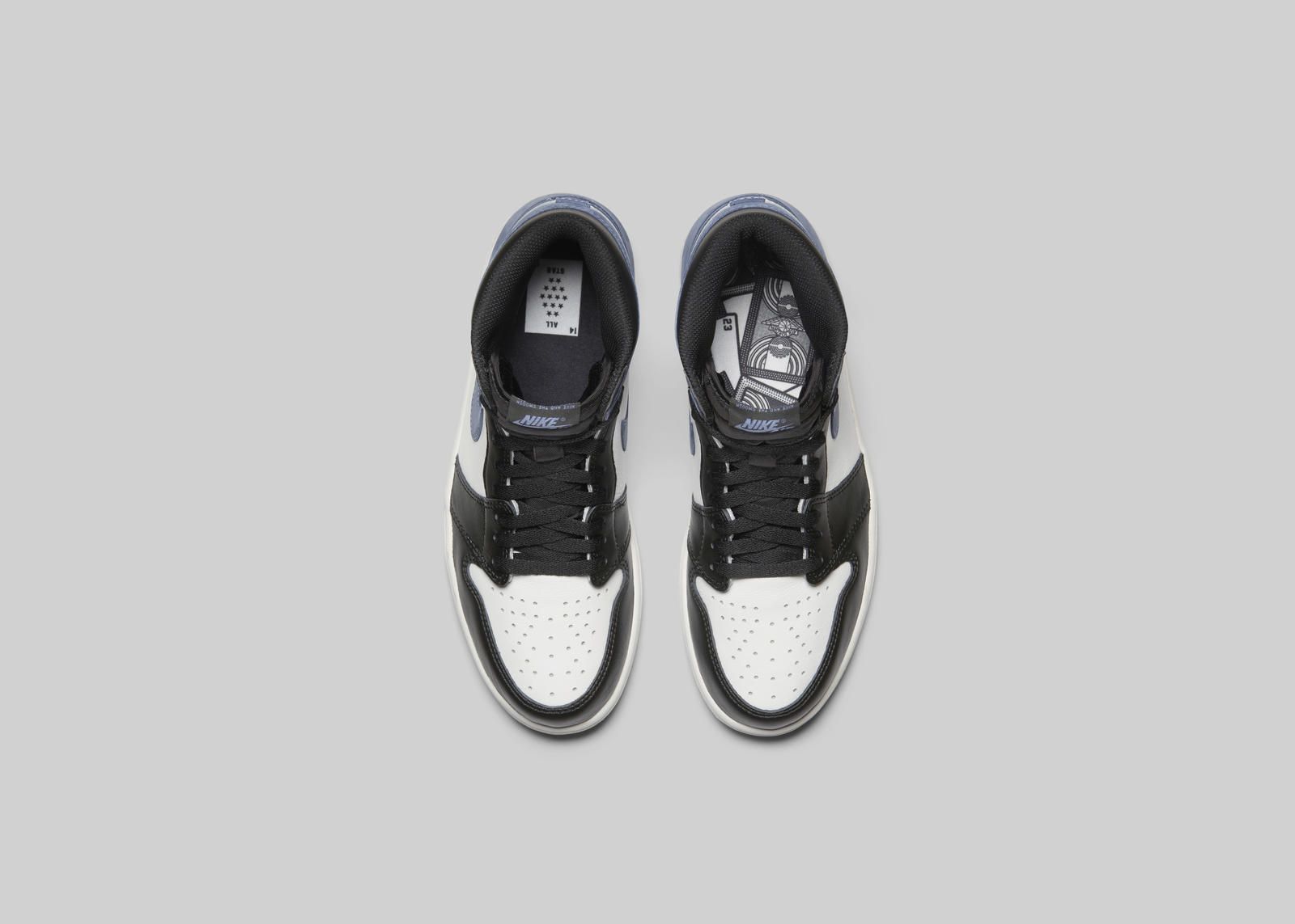 【スニダンで購入可】NIKE AIR JORDAN 1 RETRO HIGH OG BLUE MOON 3枚目