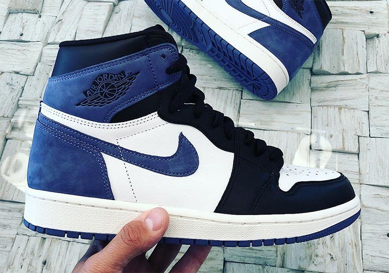 【スニダンで購入可】NIKE AIR JORDAN 1 RETRO HIGH OG BLUE MOON 7枚目