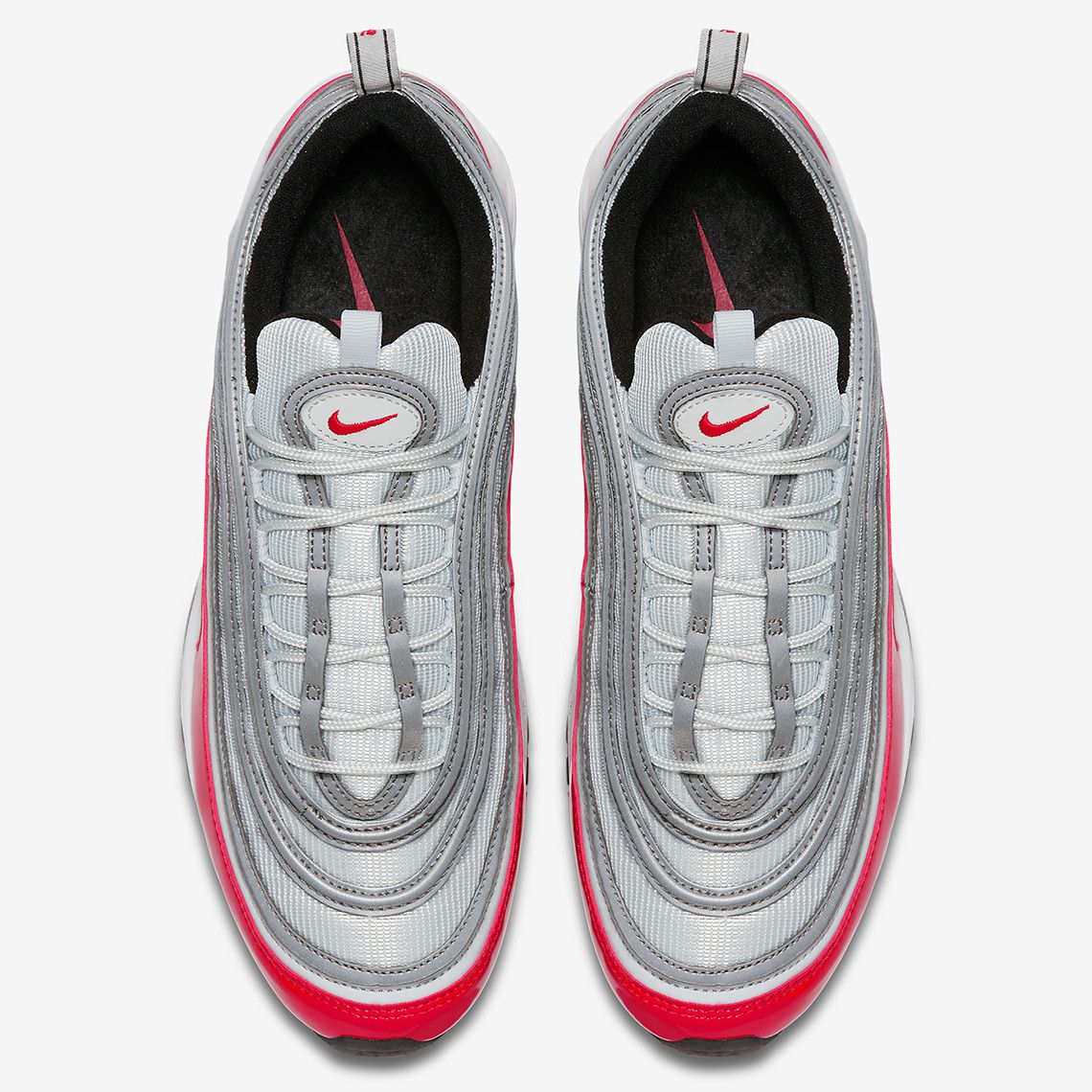 ナイキ エアマックス97 シルバー/レッド 4枚目