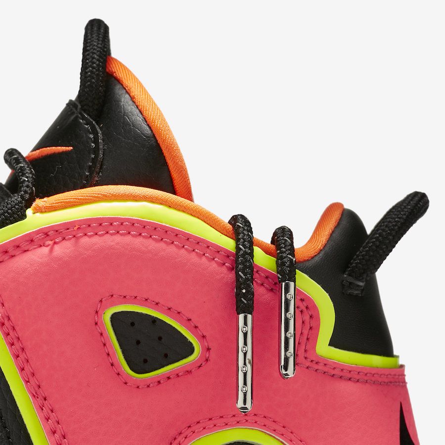 ナイキ ウィメンズ エアモアアップテンポ "ホットパンチ" 7枚目