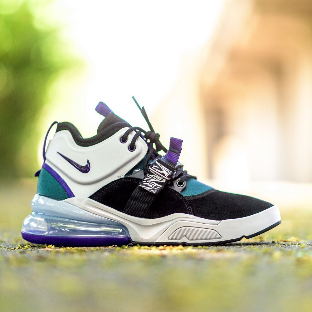 【販売リンクあり】NIKE AIR FORCE 270 BLACK/COURT PURPLE 2枚目