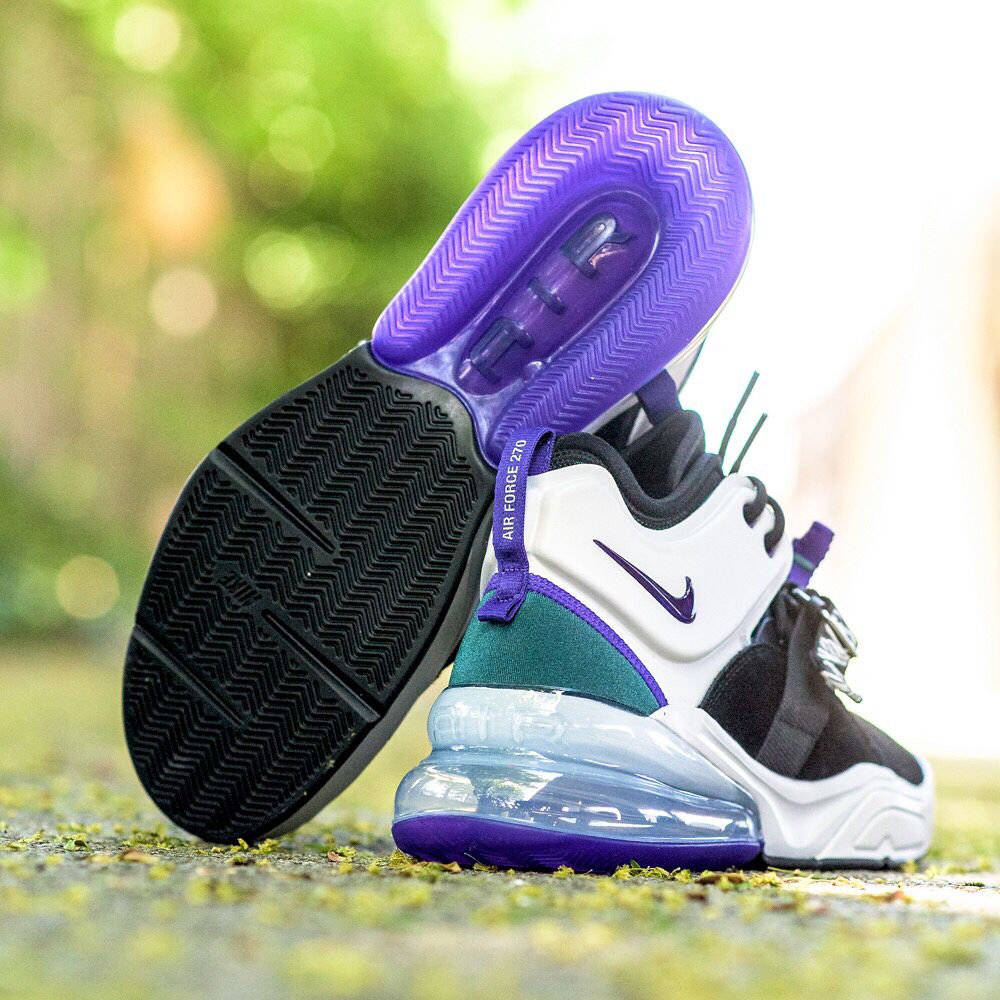 【販売リンクあり】NIKE AIR FORCE 270 BLACK/COURT PURPLE 4枚目