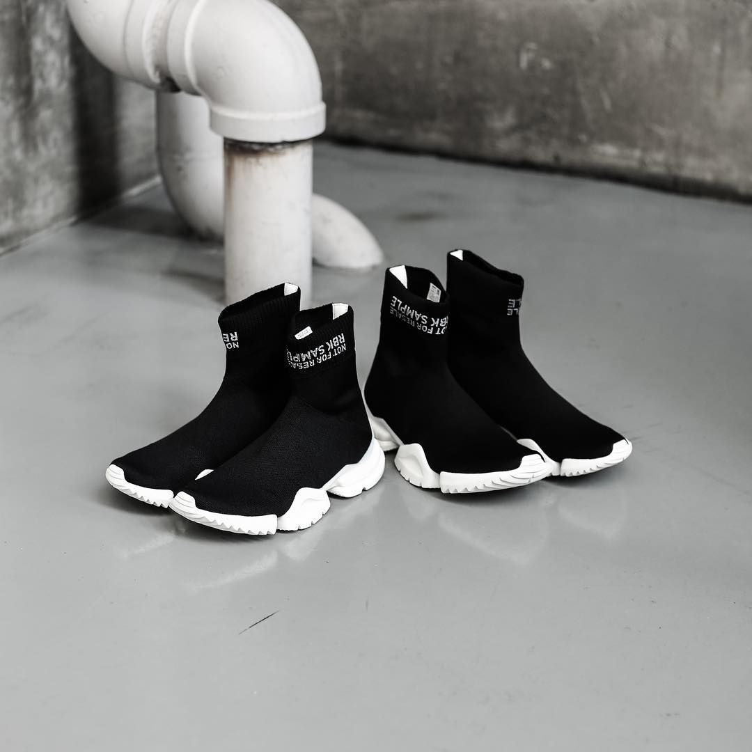 リーボック ソック ラン.R ブラック/ホワイト 3枚目