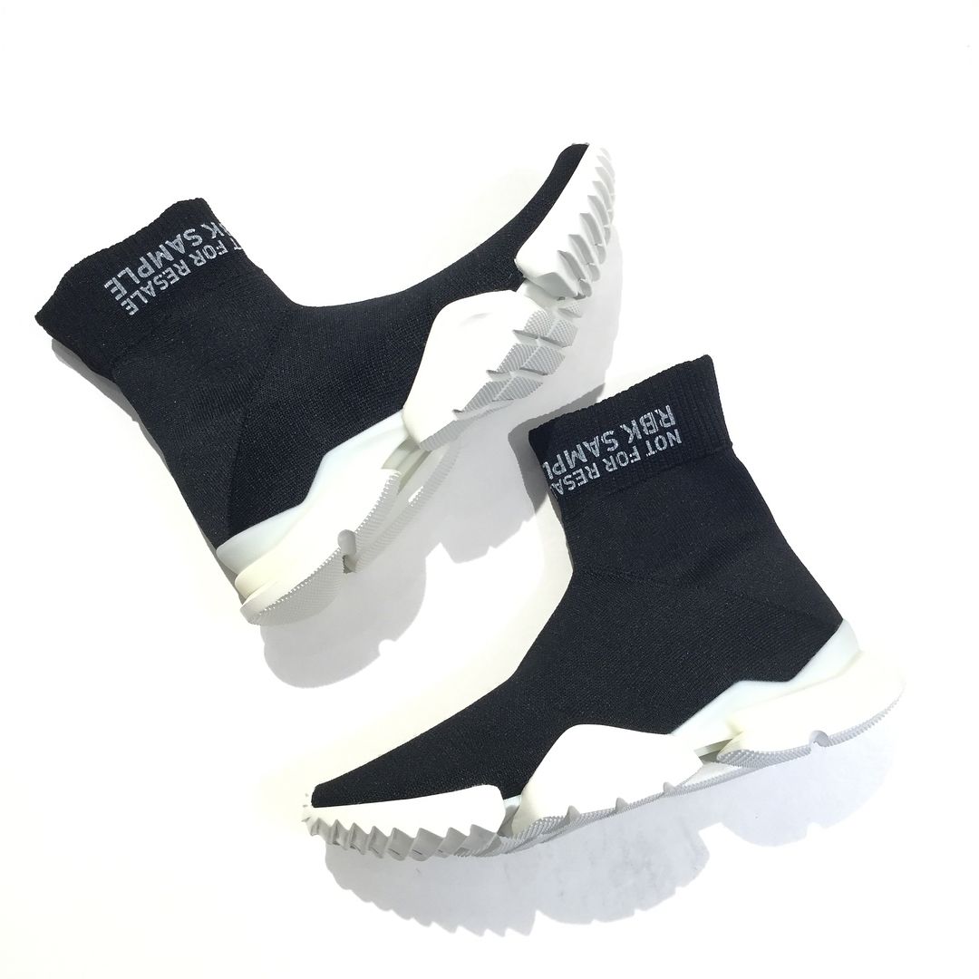 リーボック ソック ラン.R ブラック/ホワイト 4枚目