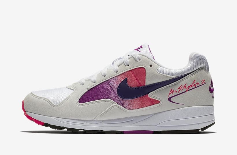 ナイキ エアスカイロン2 レトロ ホワイト/コート パープル 3枚目