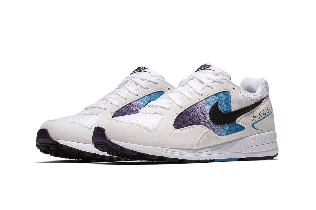 ナイキ エアスカイロン2 レトロ ホワイト/ブラック エッグプラント 4枚目