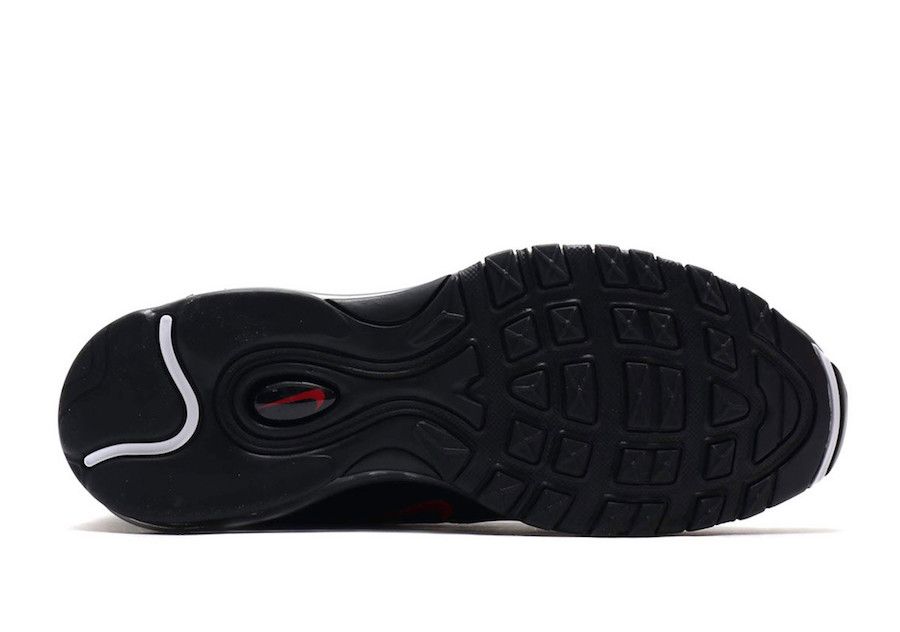 ナイキ エアマックス97 ブラック/ユニバーシティ レッド ナイキロゴ 7枚目