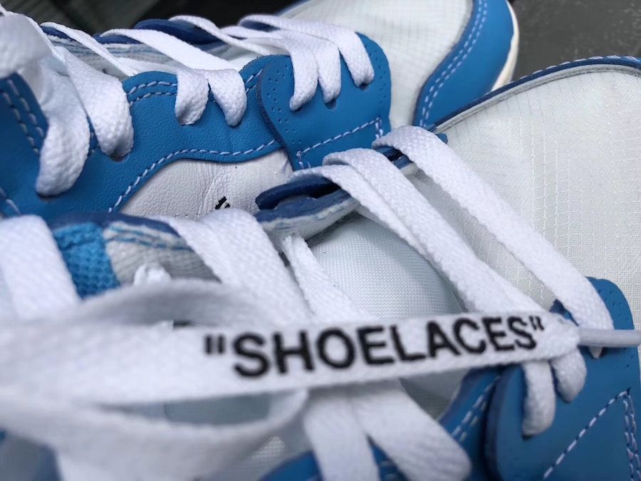 【スニダンで購入可】OFF-WHITE × NIKE AIR JORDAN 1 UNC WHITE/DARK POEDER BLUE 11枚目