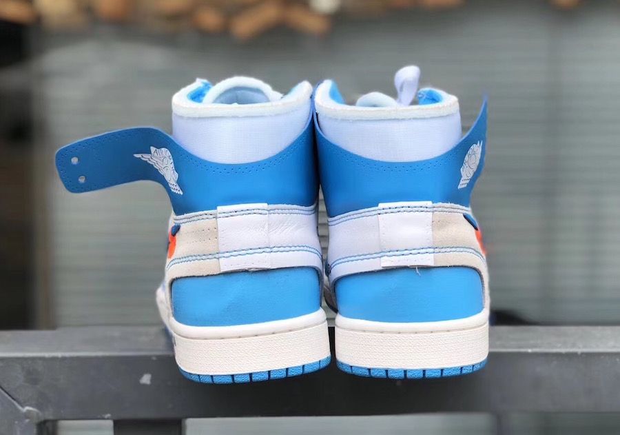 【スニダンで購入可】OFF-WHITE × NIKE AIR JORDAN 1 UNC WHITE/DARK POEDER BLUE 9枚目