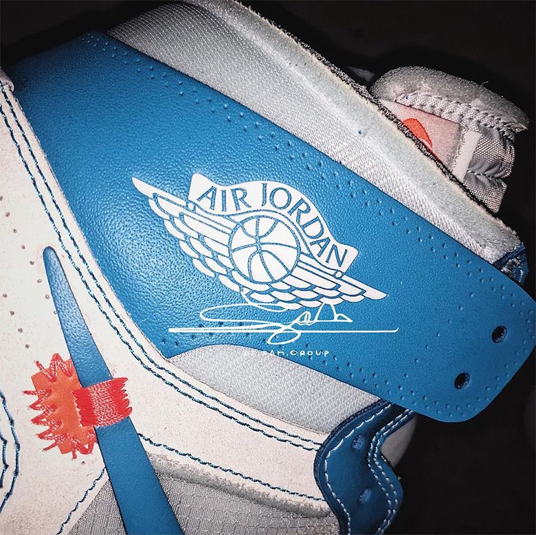 【スニダンで購入可】OFF-WHITE × NIKE AIR JORDAN 1 UNC WHITE/DARK POEDER BLUE 13枚目