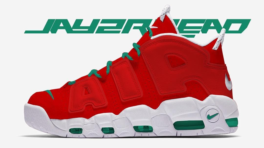 ナイキ エアモアアップテンポ フランス / イタリア / イギリス 2枚目