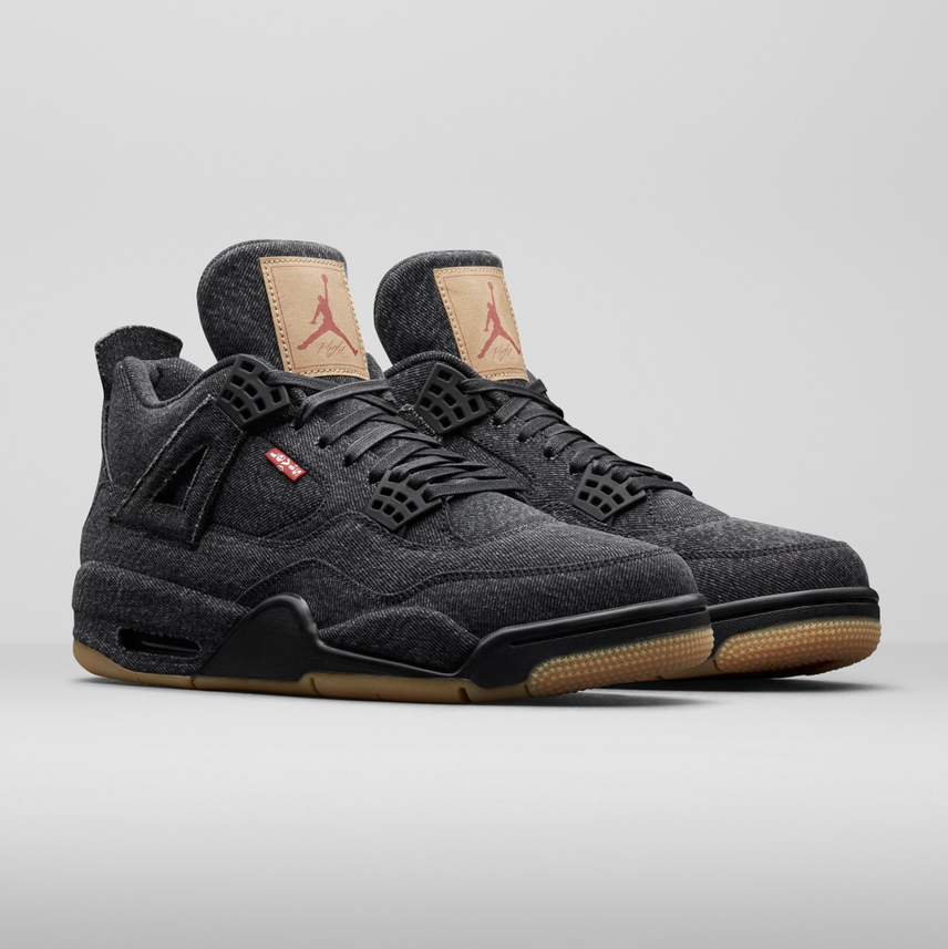 Nike × Levi's Air Jordan 4 "Black Denim" (タグ：®のみ)の新品/中古